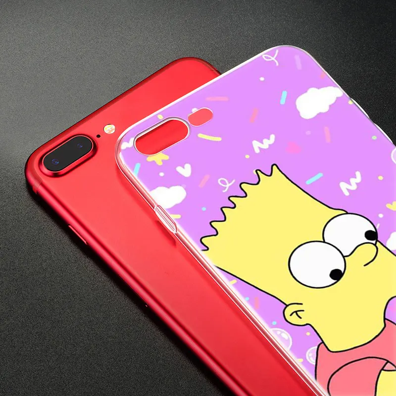 Мягкий силиконовый модный прозрачный чехол Homer Simpson для Apple iPhone 11 Pro XS MAX XR X 7 8 Plus 6 6s 5