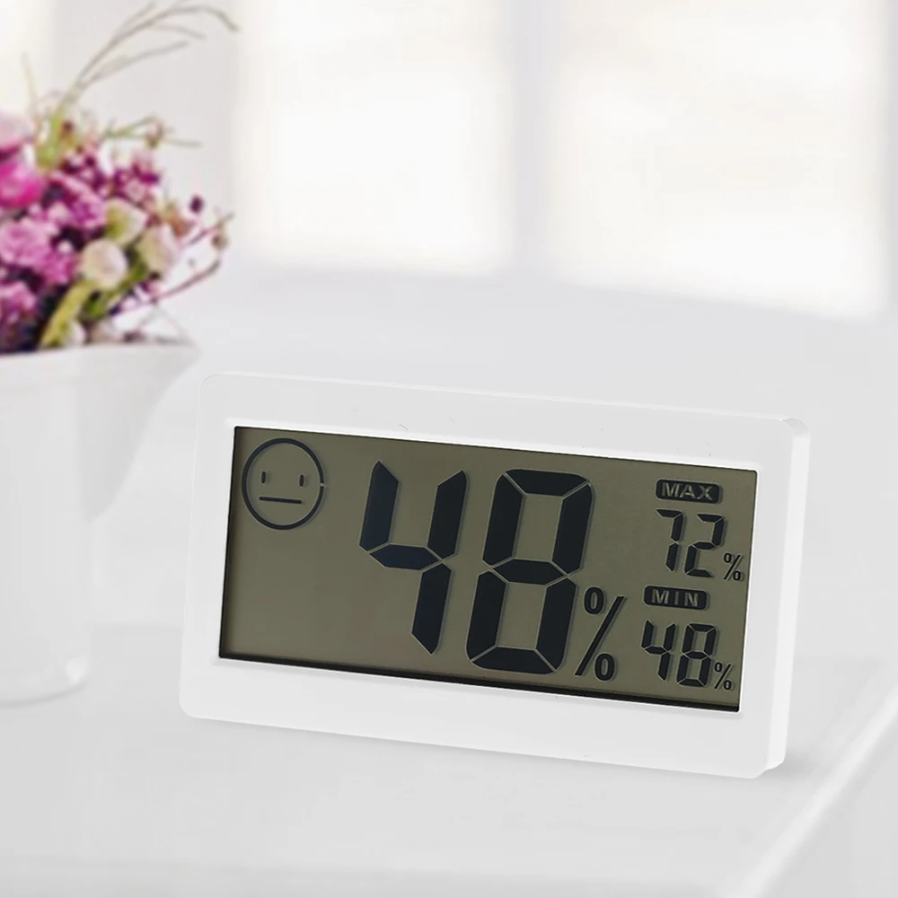 

3.3" LCD Mini Digital Thermometer Hygrometer Temperature Humidity Meter Hygrothermograph