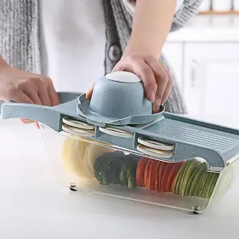 

Potato Slcing Cutter Tool Grater Home Rubbing Radish Chip Multi-function Chopping Machine Gadgets Tool Vegetable Grater