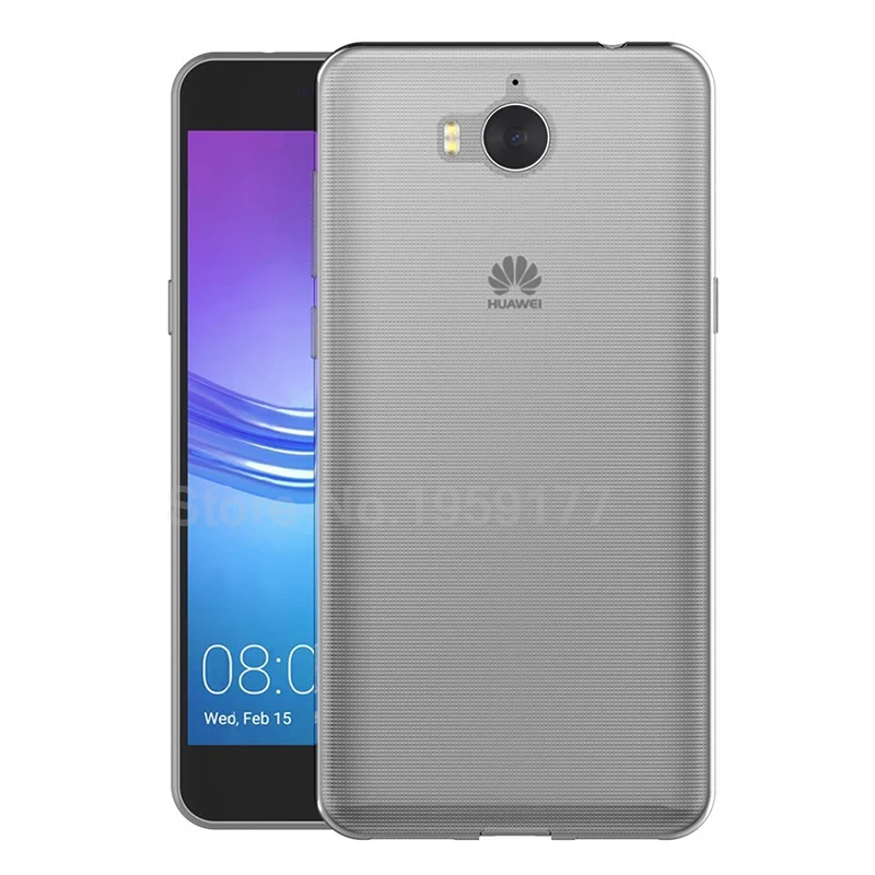 MODAZONGYE Original Soft Transparent Case Huawei Y6 2017 Case Cover Silicone Back Cover Phone Case For Huawei Y6 2017 5.0 inch (5)