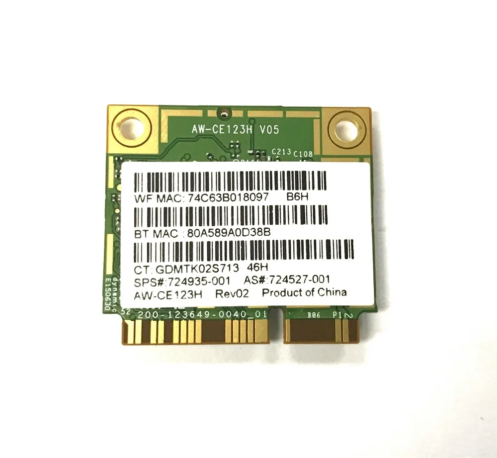 Broadcom bcm4352 bcm94352hmb Половина мини PCIe pci express Беспроводной WI FI WLAN BT Bluetooth карты 802.11ac 867
