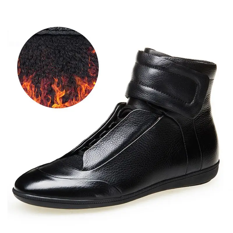 

Autumn and winter martin boots male fashion casual genuine leather male boots fashion male boots high leather men's