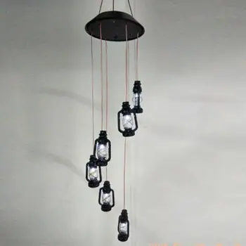 

AKDSteel Solar Powered Color Changing Wireless Wind Chimes LED Light Outdoor Garden Balcony Decor