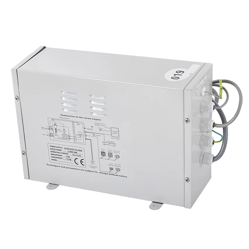 TR-019 110V/220V 3KW Steam Generator System Home Shower Bathroom Steamer Sauna SPA Steam Machine With Remote Control TR-019 110V/220V 3KW Steam Generator System Home Shower Bathroom Steamer Sauna SPA Steam Machine With Remote Control