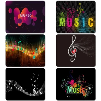 

Music Notes Nature Rubber Table Mouse Pad Laptop Computer Enclosure Mousepad Mat