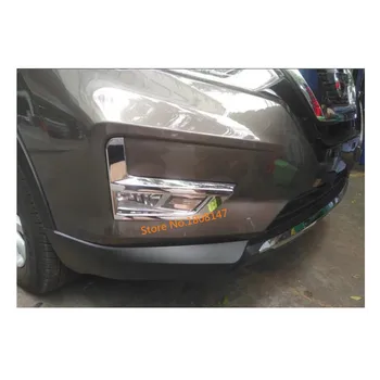 

For Nissan X-trail xtrail T32/Rogue 2017 2018 2019 2020 car ABS Chrome trim front head fog light hoods lamp frame stick 2pcs