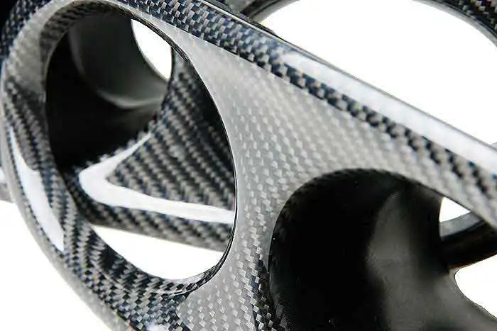 Real Carbon Fiber Fog-Light Cover Air Duct 1 PAIR for BMW E46 M3 Coupe & Convertible 01-07