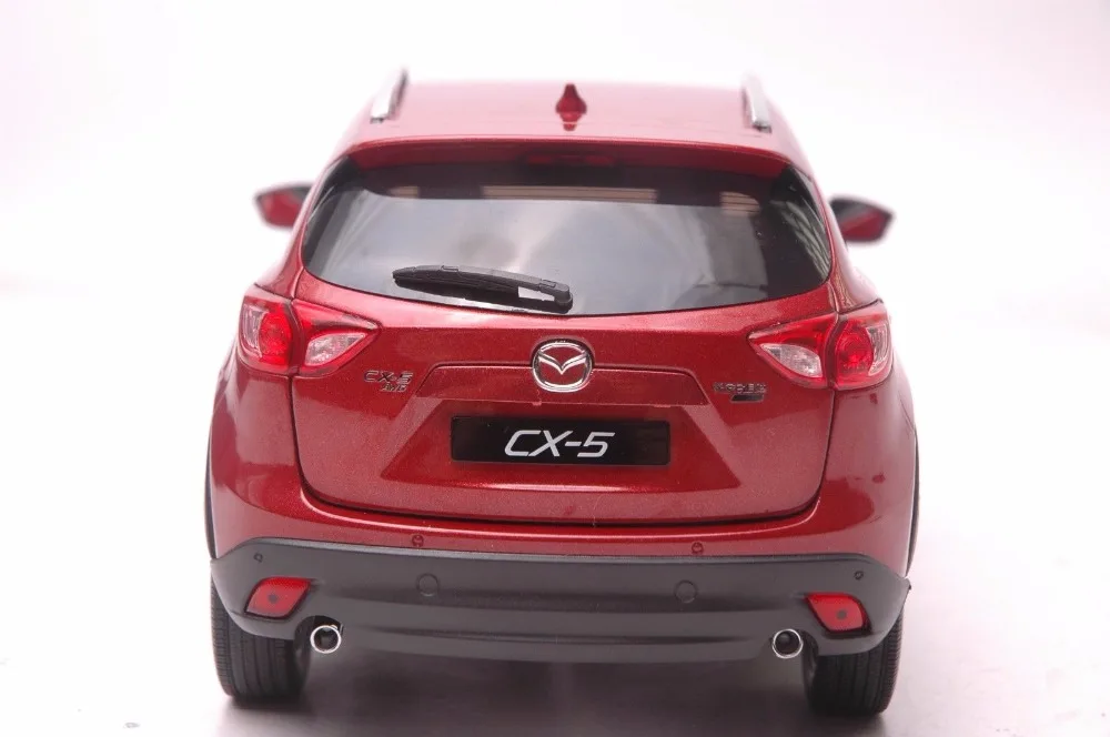 1:18 литья под давлением модели для Mazda CX-5 2014 Красный внедорожник сплав игрушечный автомобиль миниатюрный коллекция подарок CX5 CX 5