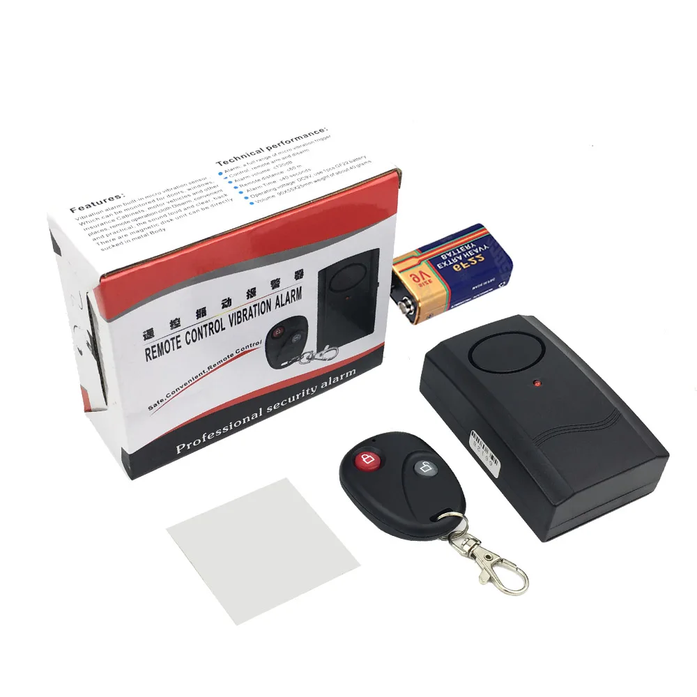 

Motorcycle Alarm System Moto Scooter Alarm Wireless Remote Control Vibration Anti-theft Protection Burglar Security Alarm