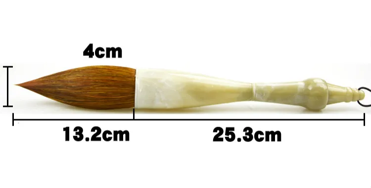 Forma de Pincel de Caligrafia Caneta de Caligrafia Pincel de Caligrafia Hopper-em Chinesa Escova Vários Cabelos Cabelo Urso Escrita Pintura 7 Cheap Pincéis de pintura