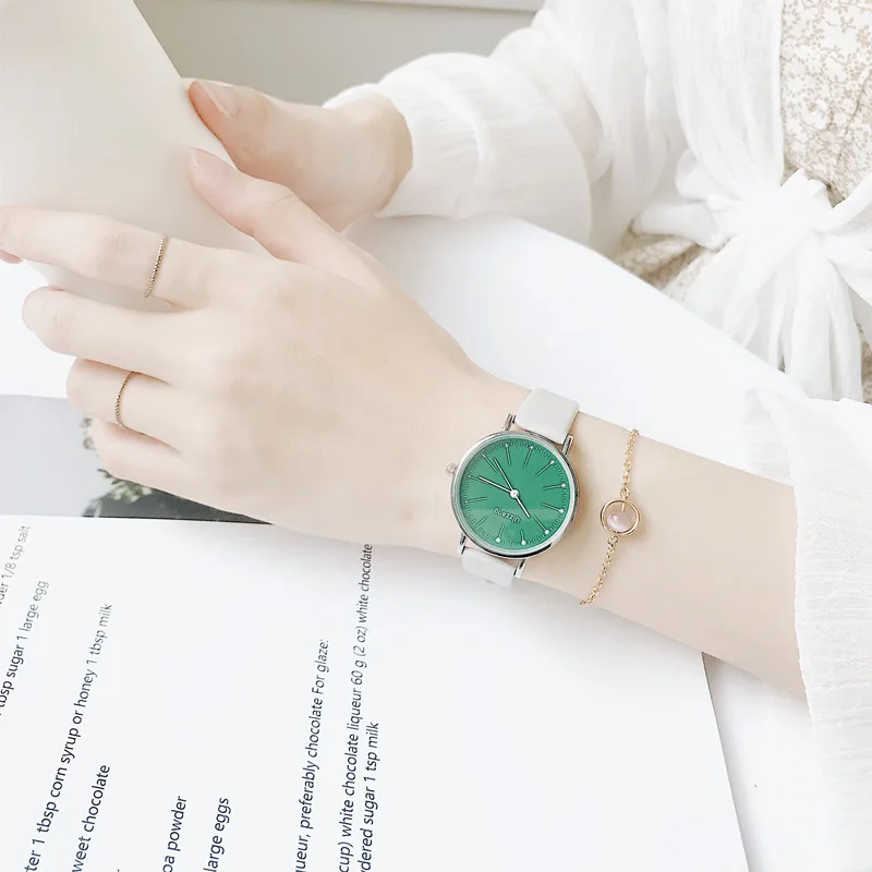 Новые женские модные часы качества Женские кварцевые наручные 2019 Ulzzang Брендовые