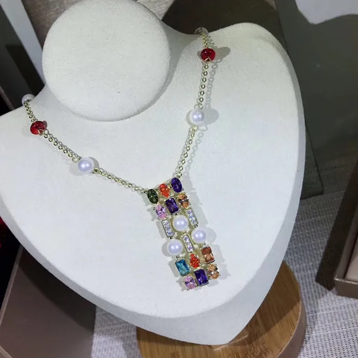 

Designer Fashion Copper Jewelry 3A Cubic Zirconia Party Necklace