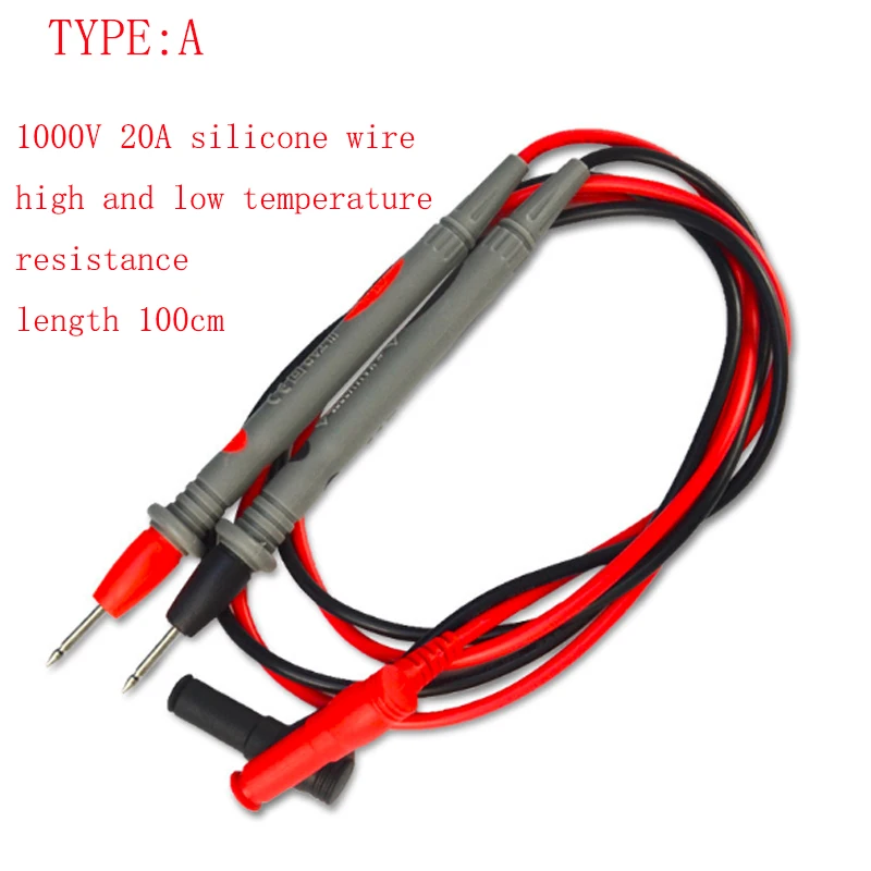 

1 Pair 1000V 10A/20A Needle Tip Probe for Universal Digital Multimeter Multi Meter Test Leads Pin Wire Pen
