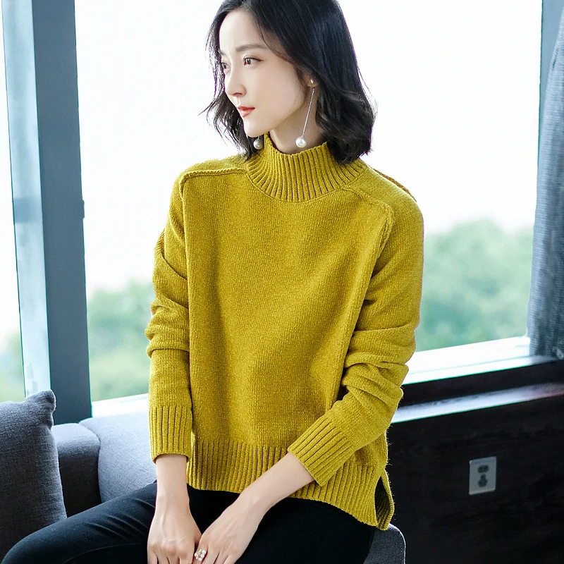 ^Cheap XL Brand Women Thicken Short Sweater 2019 Autumn Winter Sweater New Irregular Sweater Large Size Loose Wild Pullover 5 Colors XL ^Cheap XL Brand Women Thicken Short Sweater 2019 Autumn Winter Sweater New Irregular Sweater Large Size Loose Wild Pullover 5 Colors XL