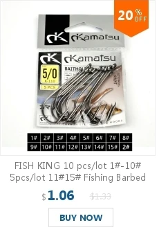 FISH KING 50 шт. 3-12# KIAMI рыболовный крючок с длинным хвостовиком Baitholder Vissen червь живая приманка крючки соленая вода Anzol Peche рыболовные снасти