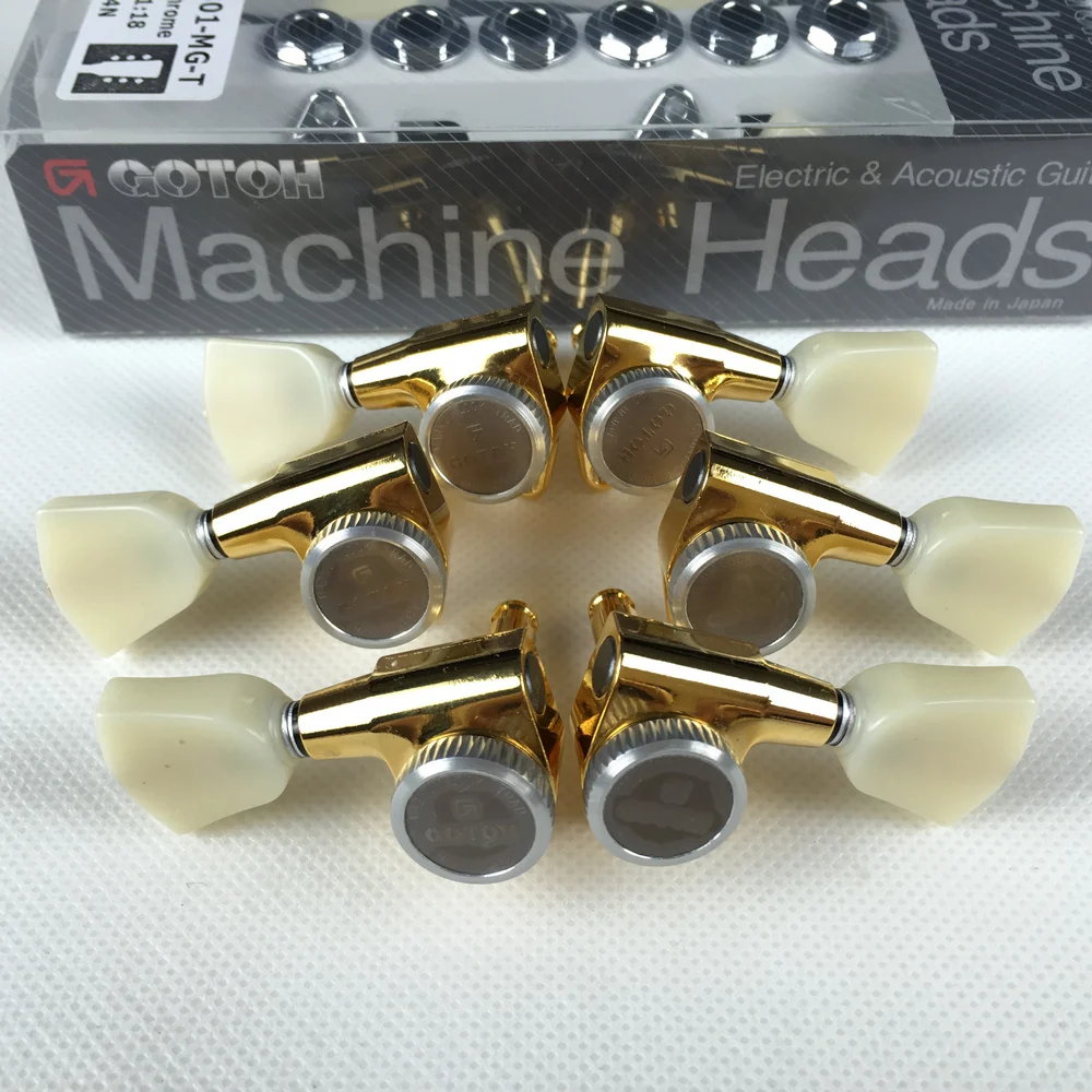 Оригинальный GOTOH SG301 MG T электрогитара блокировка машины головки тюнеры (хром