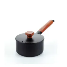 16 см 2L Многофункциональный маленький суповый горшок Газовая плита Универсальная высококачественная чугунная крышка с крышкой WF6261127