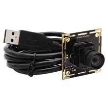 Глобальный модуль камеры затвора HD Aptina AR0144 MJPEG 60fps 1280X720 UVC USB плата камеры для Windows Linux Android