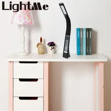 2016 New Hot Selling 5W 200LM Electronic VA Screen 3 Level Dimmable LED Table Lamp with Calendar Temperature Alarm Clock