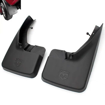 

Moonet Front 2pcs Mud Flaps for Ram1500,2500,3500 Truck Molded Splash Guards Mud Flaps for Front-Wheel YMK-F-QD283