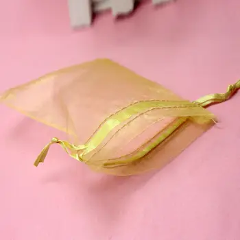 

60Pcs Organza Jewelry Drawstring Bag Pouches Candy Snack Gift Pakaging Bag Storage Bag 3Color Party Celebration Wedding Supplies