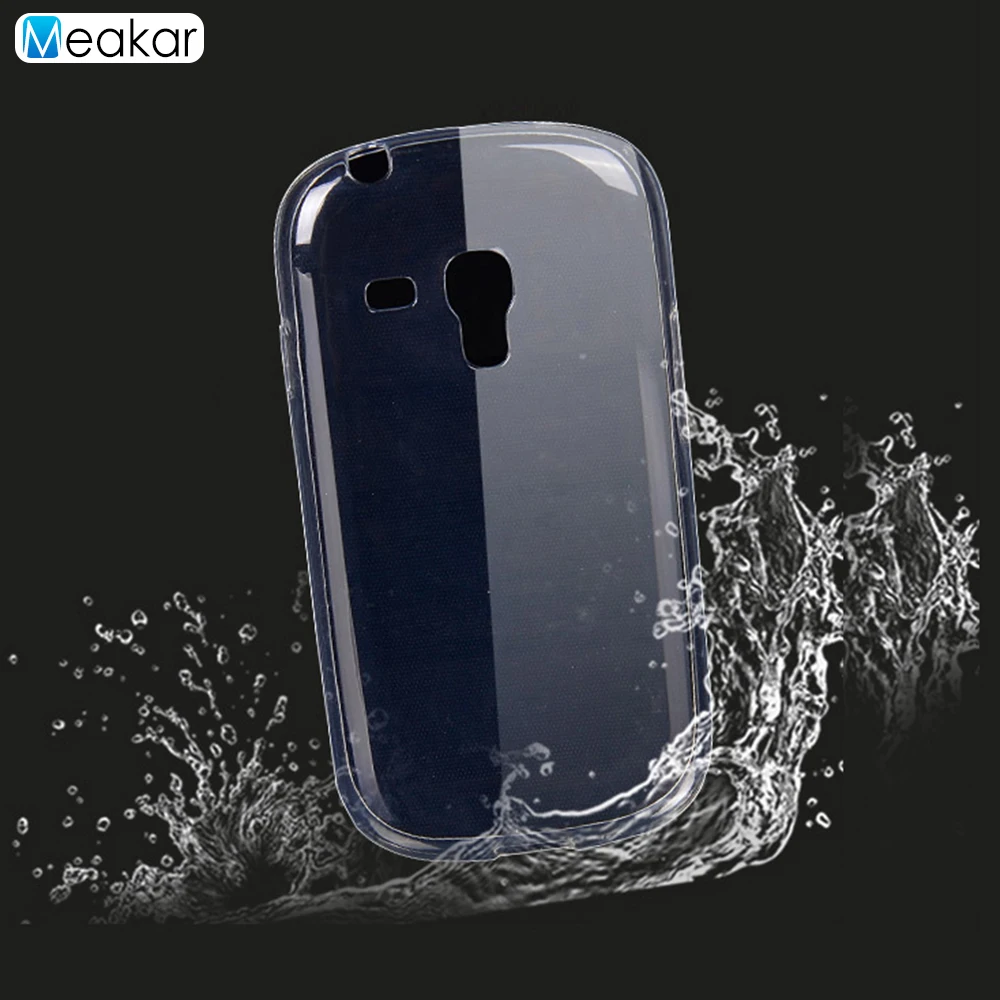 Прозрачный мягкий силиконовый чехол из ТПУ 4.0for Samsung Galaxy S3 mini для i8190 задней панели