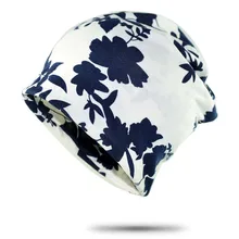 Новинка, тонкая супер мягкая хлопковая женская шапочка с цветком, многоцветная химиотерапия шляпа, капот