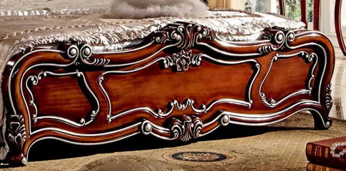 Европейские антикварные комплекты мебели для спальни из дерева