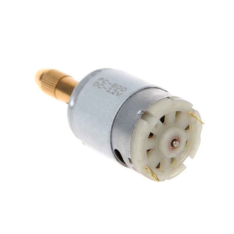 

Mini Electric Hand Drill Small 12V Motor + 0.8-1.5mm Twist Drill Bit Rotary Tool