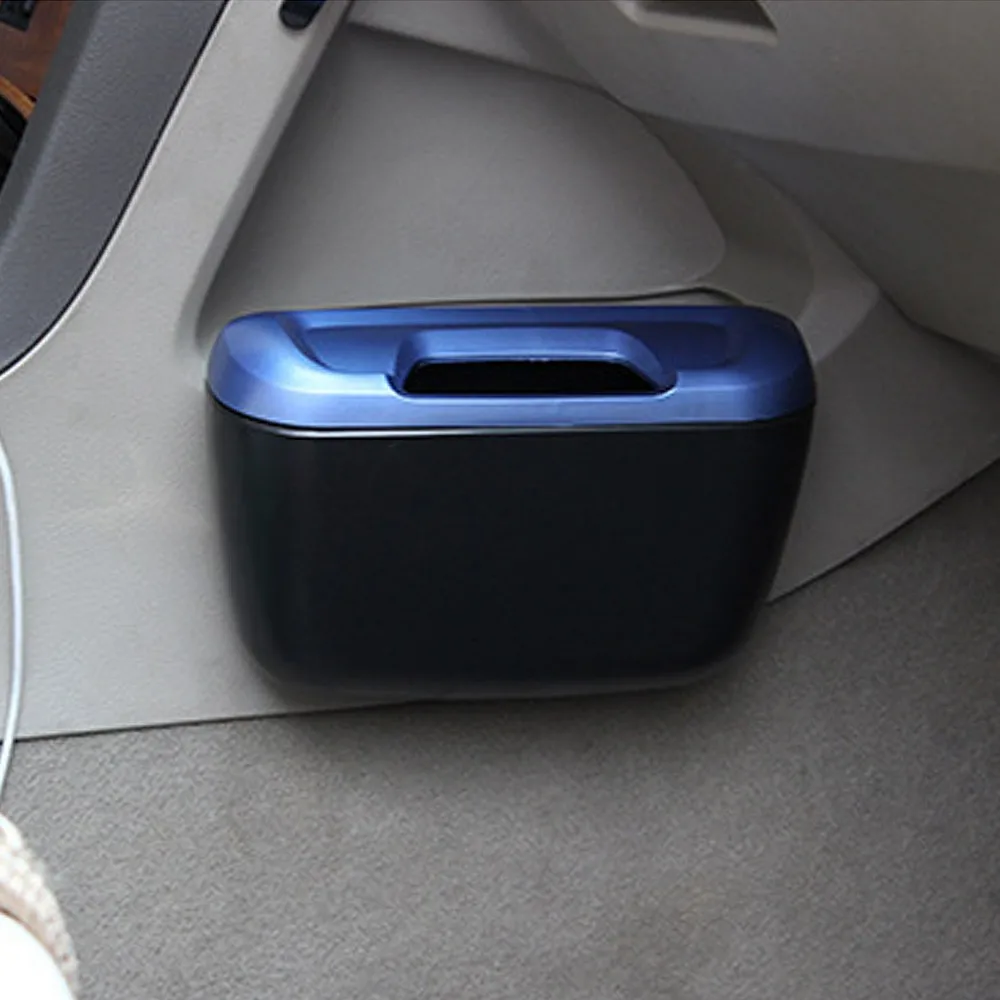 

Amazing Car-Styling Mini Vehicle Auto Car Garbage Dust Case Holder Box Bin Trash Rubbish Can Hot ! Car Accessories