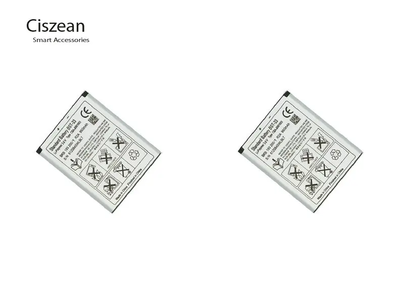 Ciszean 2PCS BST-33 950mAh Smart Phone Replacement Battery For K530 K790 K790i K790C K800 K800i K810i K818C W595C T700 C702 G705 | Мобильные