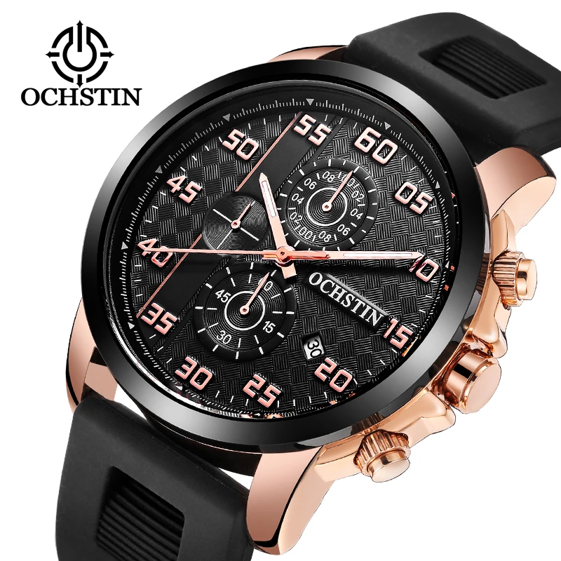 Часы мужские кварцевые с силиконовым ремешком в стиле милитари|wristwatch brand|wristwatch for