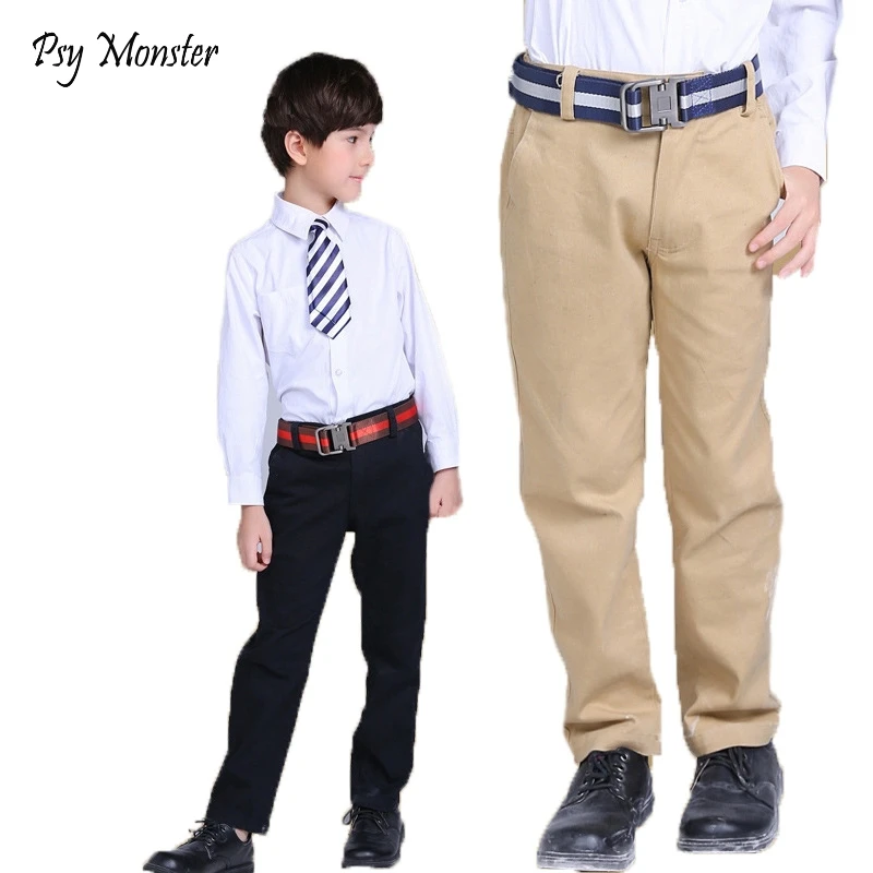 Детские однотонные повседневные брюки модель L345 на весну и осень 2020|pants teen|girls casual