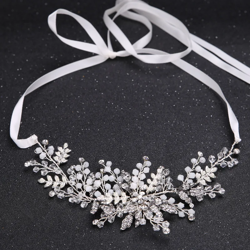 

Leaf Bridal hair accessories Wedding Headpiece Hair jewelry crown bride headband rhinestone hair ornament Crystal hairpiece