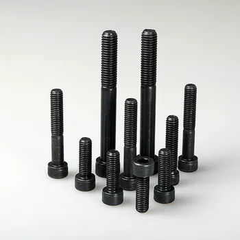 

2PCS DIN912 HEXAGON SOCKET HEAD CAP SCREWS Class 12.9 Black M10*16/20..180mm