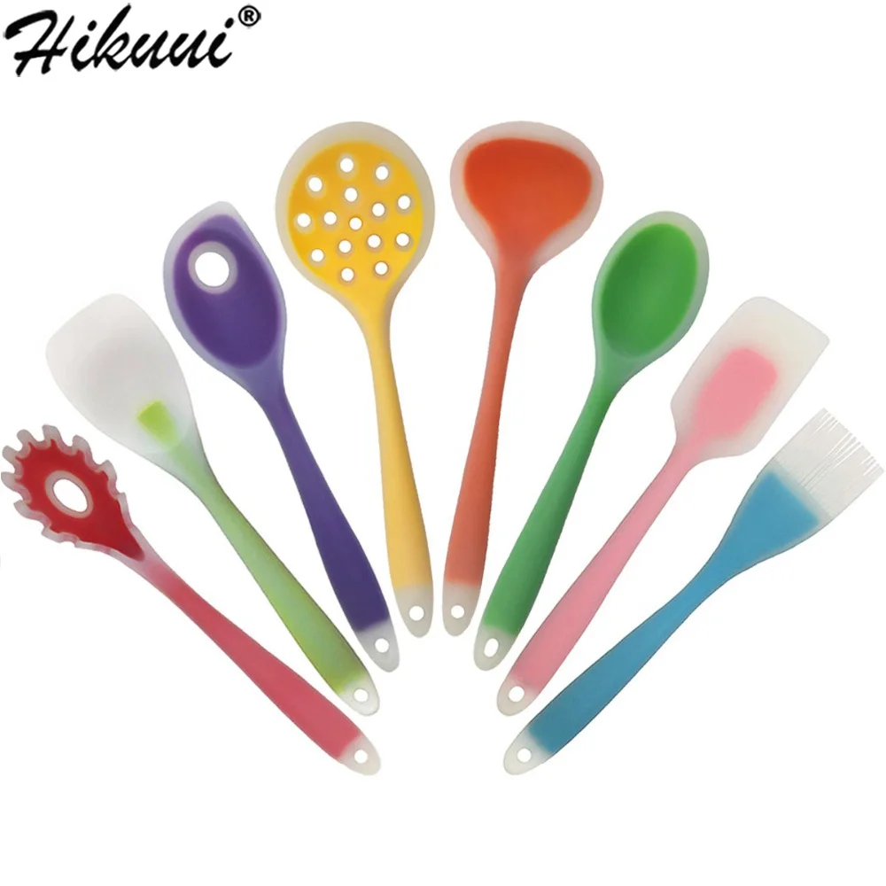 Retail 1pc Cookware Nylon And Food Grade Silicone Kitchen Cooking Tools
Spatula And Spoon Cooking Utensils Kitchenware 9 Style