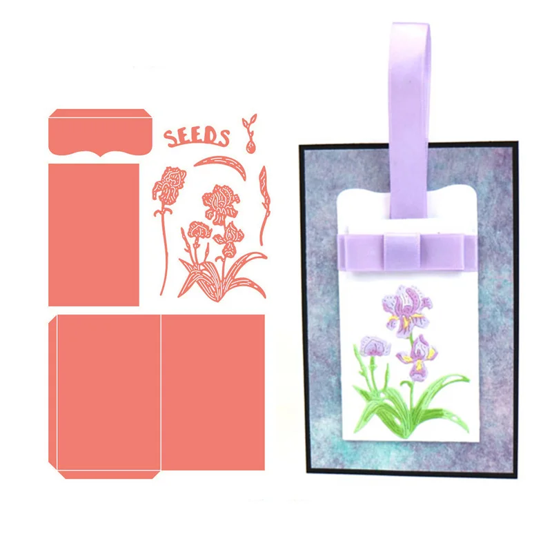 

Eastshape Seed Package Metal Cutting Dies DIY Scrapbooking Card Making Album Embossing Craft Frame Die Cut for New 2019