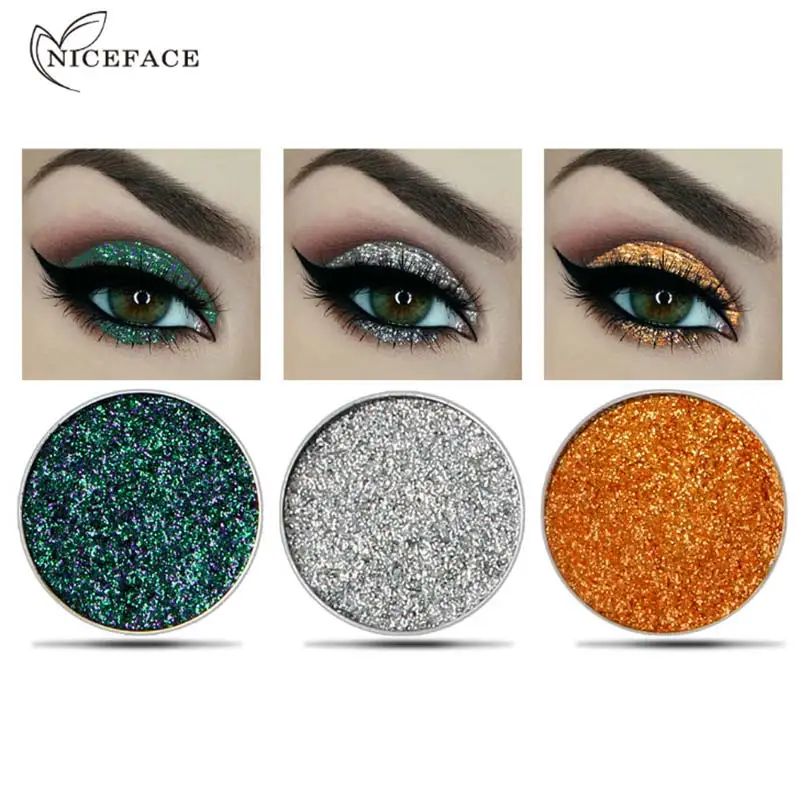 NICEFACE одиночный блеск 15 цветов Flash Diamond тени для век Shimmer Eye Shadow MH88