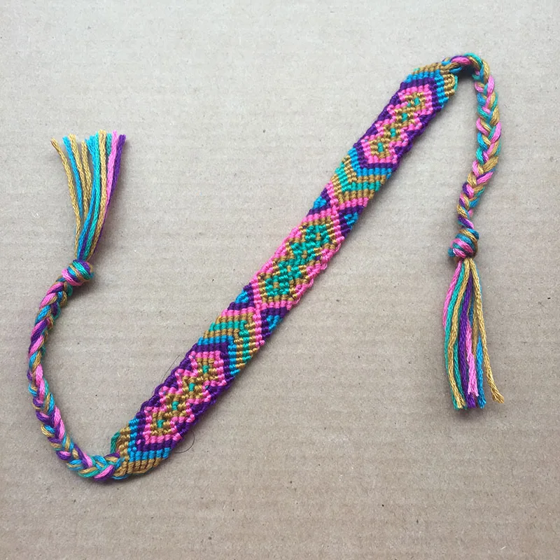Тканые плетеные браслеты дружбы ручной работы в стиле бохо для йоги, Женевы, пляжа, хиппи, для мужчин, женщин, девушек, праздничные браслеты, ювелирные изделия - Metal Color: 80