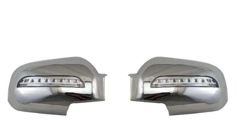 

Car Accessories 2 pcs for hyundai Tucson 2006 2007 2008 2009 ABS chromed door mirror covers with LED