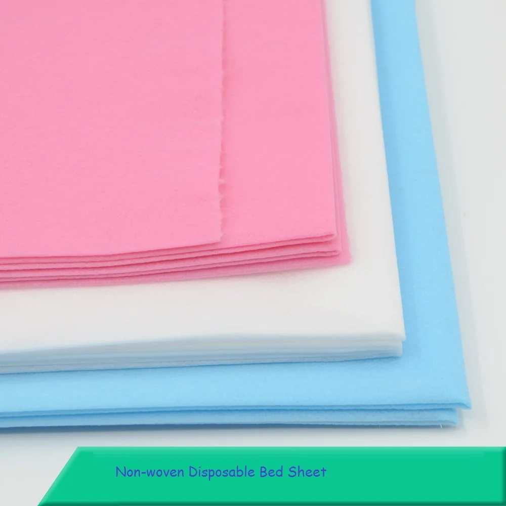 

10pcs/lot of Healthy Non-woven Disposable Bed Sheet for travel bed sheet, hotel sterile pad, beauty salons dedicated sheets