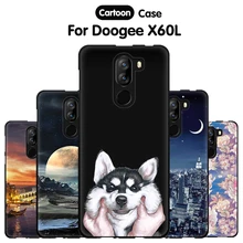 JURCHEN чехол для телефона Для Doogee X60L 5," чехол с милым мультяшным принтом, силиконовый мягкий ТПУ чехол для Doogee X60L X60 L чехол