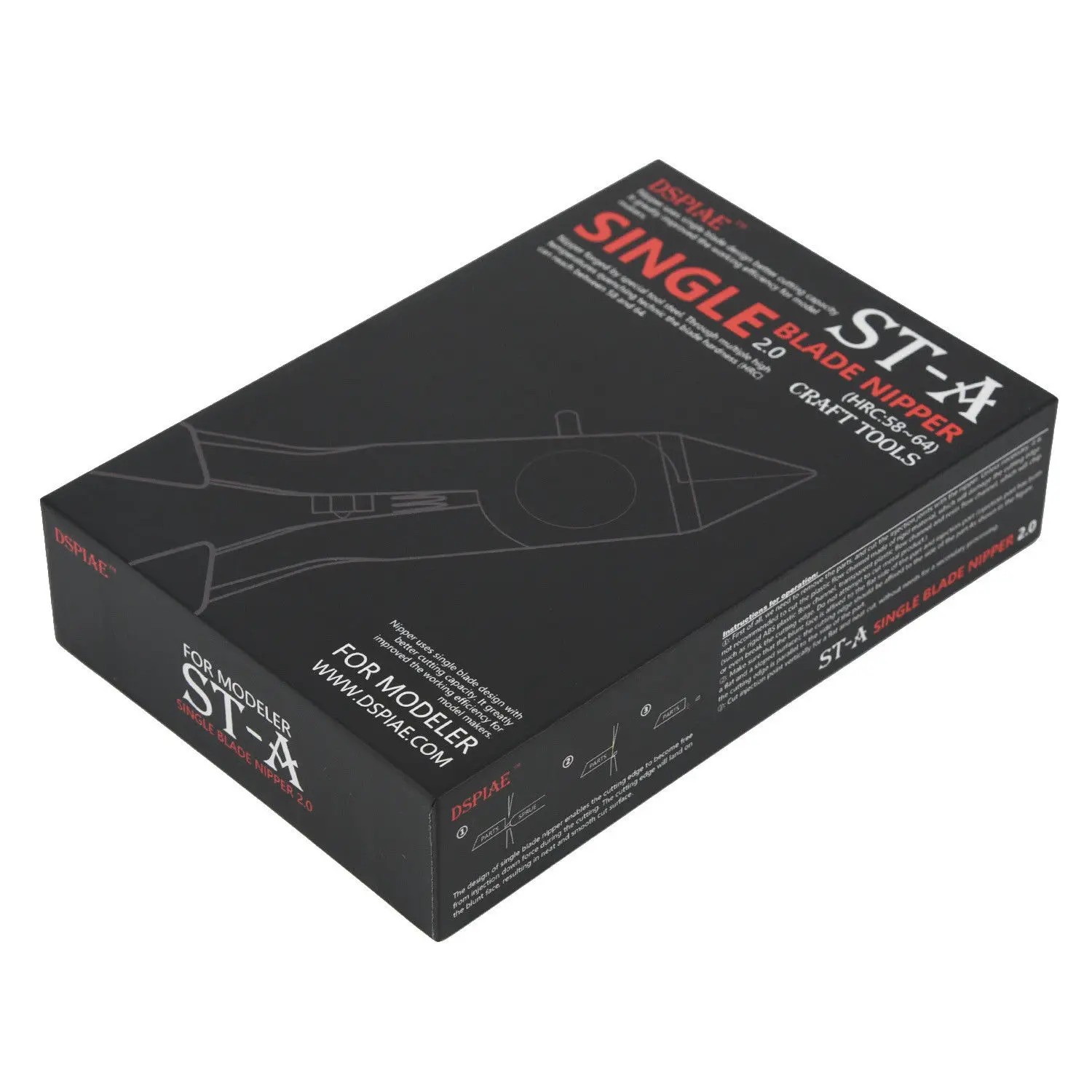 DSPIAE ST A Single Blade Nipper 2 0 (HRC:58 64)Craft Tools|Набор инструментов для моделирования| |
