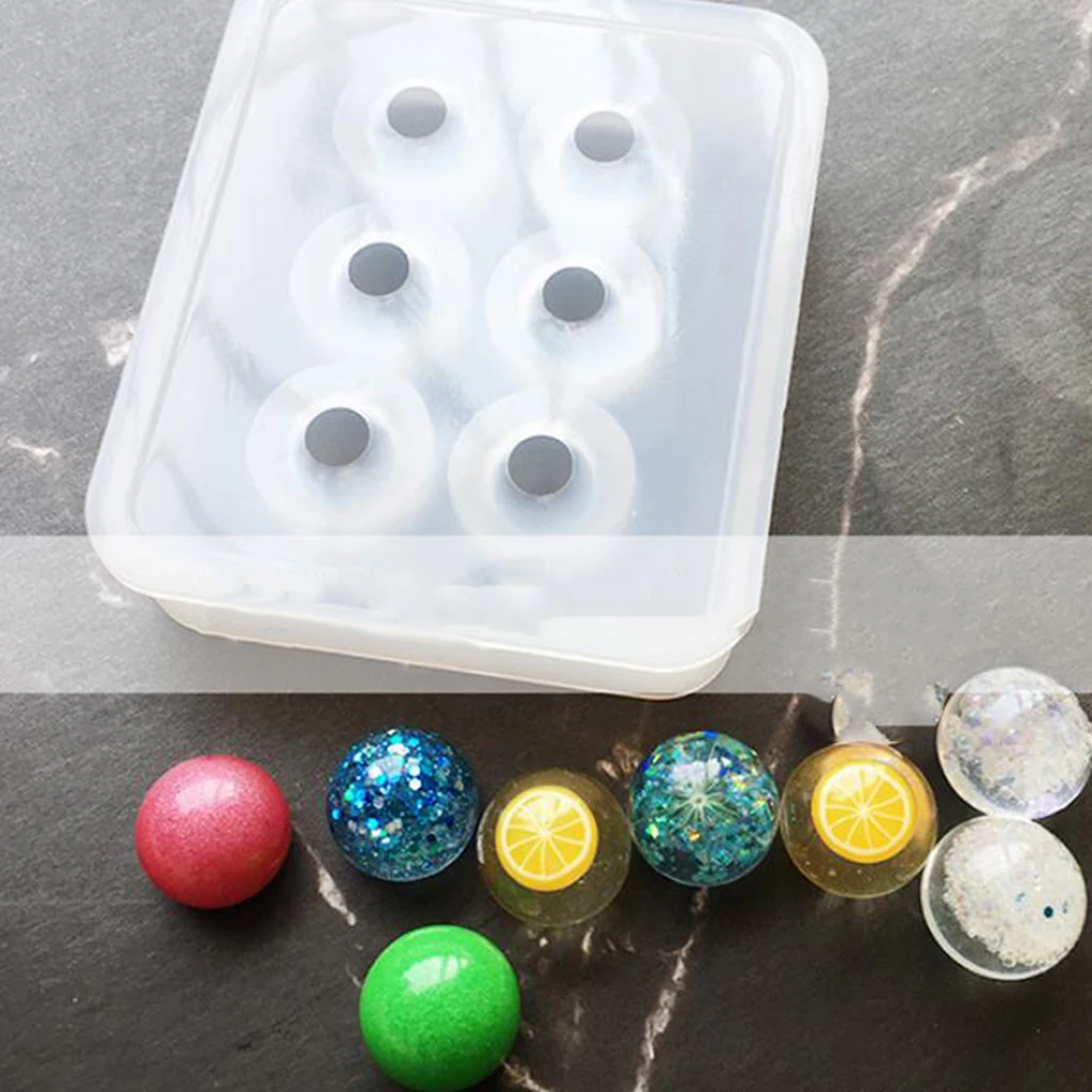Transparent Silicone Mould Resin Decorative Craft DIY Universe Balls Epoxy Resin Molds for Jewelry Making Mold DIY Tools