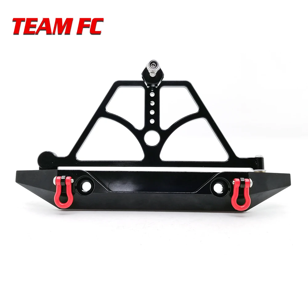 

AXIAL SCX10 CNC Front Rear Bumper Bull Bar With Spare Tire Carrier Shackles For Rock Crawler Rc Truck SCX10 II Jeep Wrangle S15