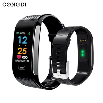 

CONGD R18S Smart Wristband Heart Rate Monitor IP67 Sport Fitness Bracelet Tracker Smartband Bluetooth For Android IOS PK tezer