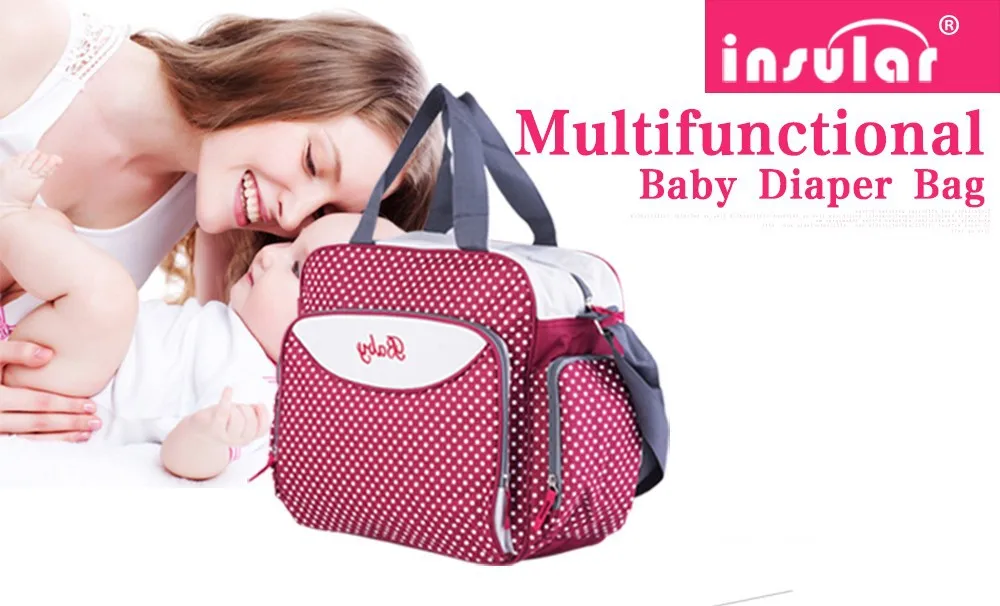 Мода Мумия материнства подгузник мешок уход сумка для ухода за ребенком большой Ёмкость Детская сумка для пеленок рюкзак