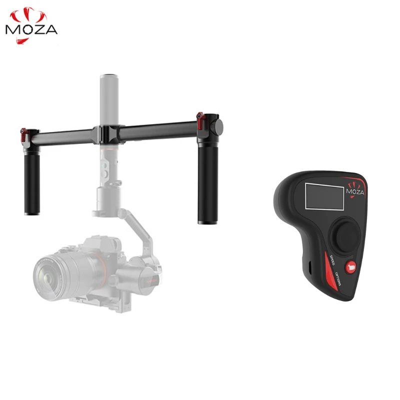 

MOZA Dual Handheld Extended Handle handgrips Remote Control for MOZA AIR MOZA AIRCROSS 3-Axis Gimbal DSLR Stabilizer