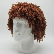 Новинка вязание парик шапки Хобо Mad Rasta пещерный кепки зимние теплые для мужчин кепки s Викинг шапочки шапки забавная шляпа для вечерние touca inverno