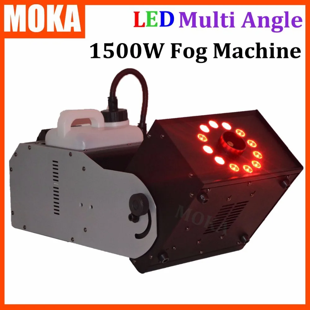 

Multi Angel 1500W LED fog machine 1500w Smoke Machine Wireless Fog Machine With DMX Function